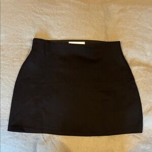MANGO Black Mini Skirt